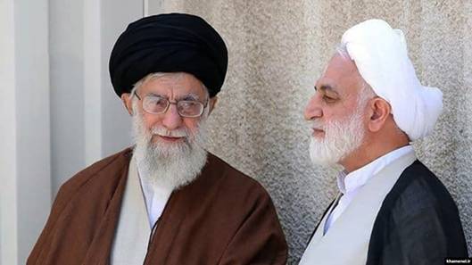 محسنی اژهای در کنار رهبر جمهوری اسلامی